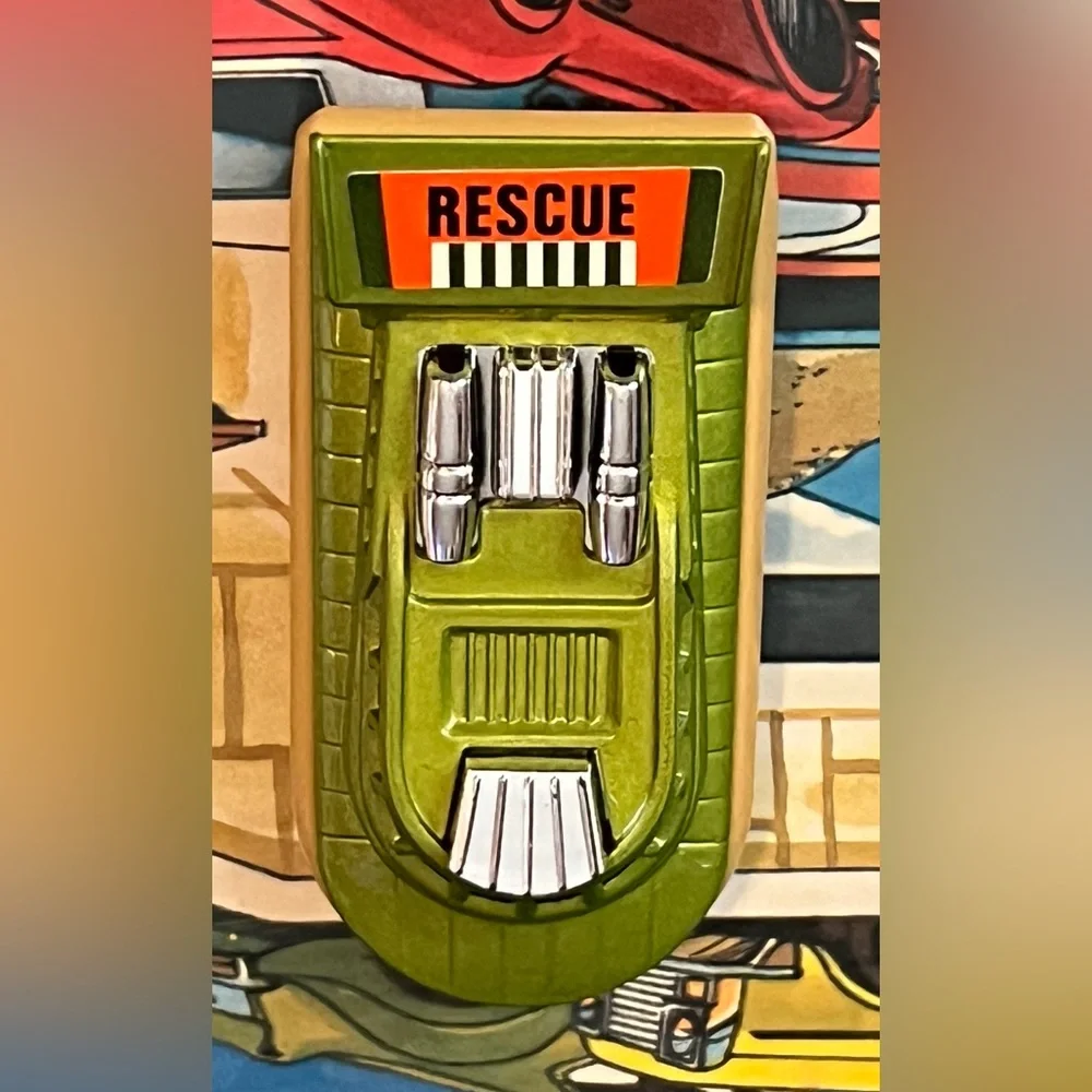 Vintage Matchbox Superfast 1972 No. 72 Hovercraft Green Lesney England Rescue